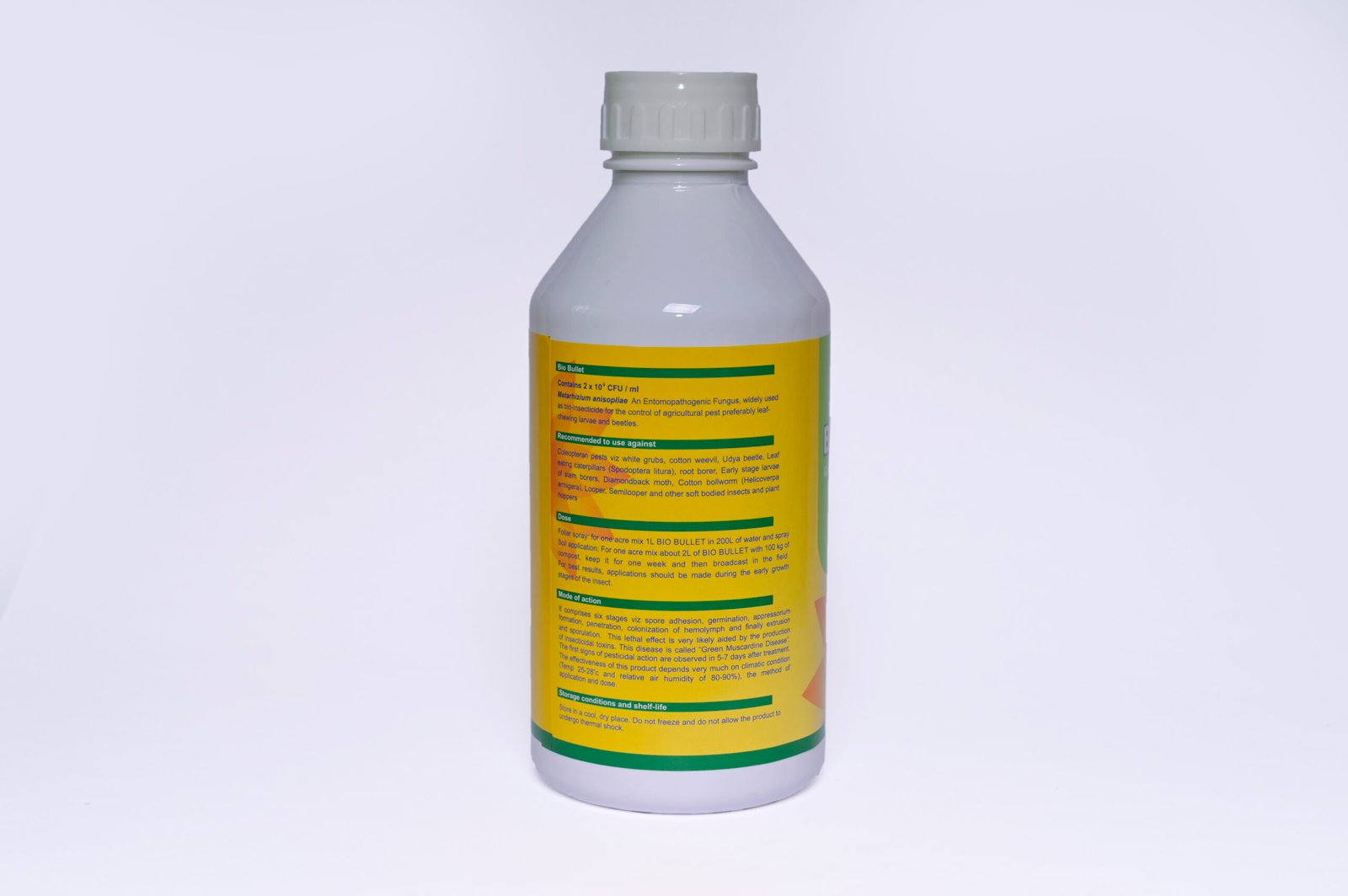 Bio Bullet Metarhizium anisopliae bio insecticide for crop pest control