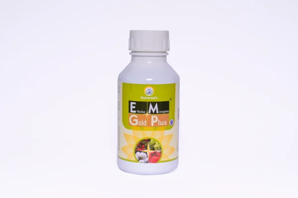 EM Gold Plus (Effective micro organism) वायुजीवी व अवायुजीवी सूक्ष्म जीवाणू