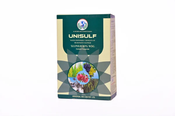 Unisulf 80% (Sulphur) पिकांना प्रतिकारक्षम बनवून निरोगी वाढीसाठी आणि सल्फरची कमतरतेसाठी उपयुक्त