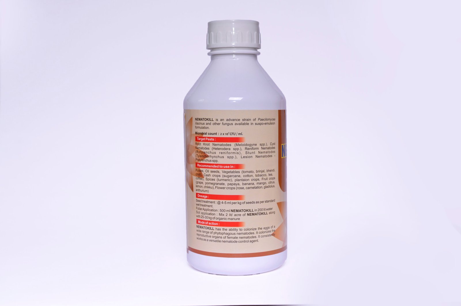 Nematokill bio-nematicides for plants and nematode control