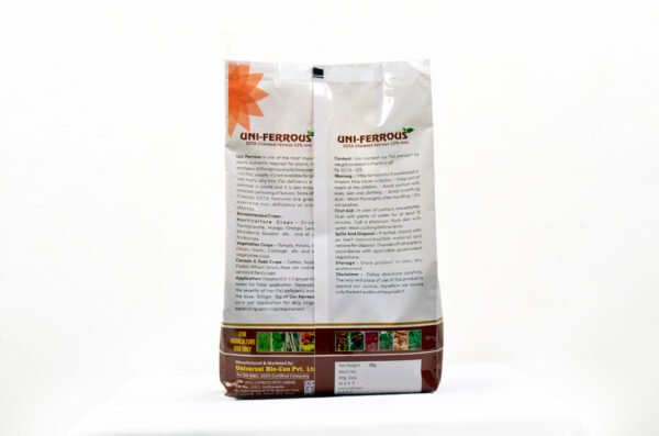 Uni Ferrous Micronutrients fertilizer for treating iron deficiency